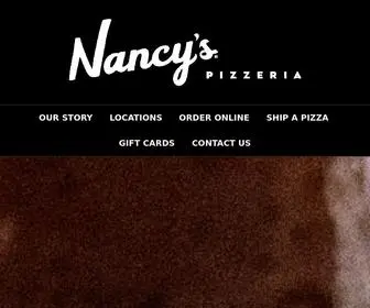 Nancyspizza.com(Nancy's Pizzeria) Screenshot