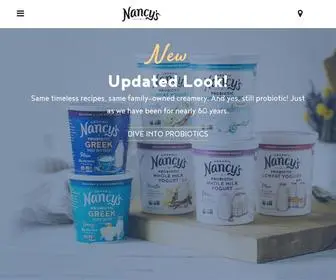 Nancysyogurt.com(Nancy's Yogurt) Screenshot