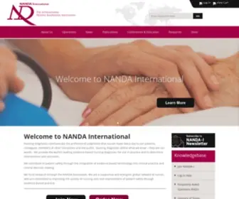 Nanda.org(NANDA International) Screenshot