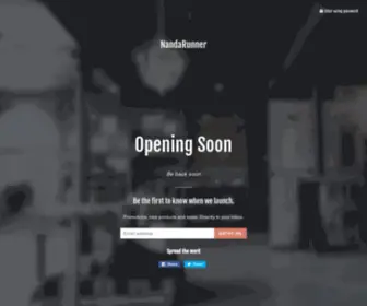 Nandarunner.com(Create an Ecommerce Website and Sell Online) Screenshot