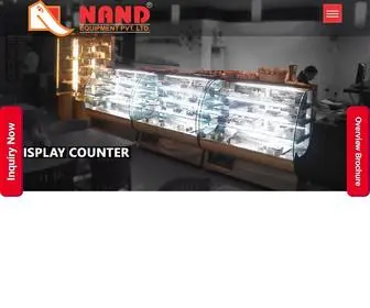 Nandequipment.com(NAND EQUIPMENT PVT) Screenshot
