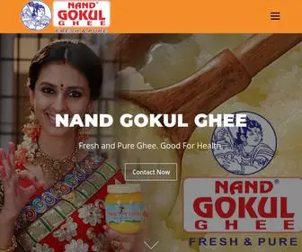 Nandgokulghee.com(Nandgokulghee) Screenshot