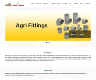Nandipipes.com(Nandi Pipes) Screenshot