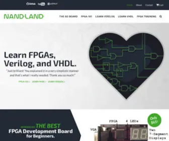 Nandland.com(FPGA, VHDL, Verilog Examples & Tutorials) Screenshot