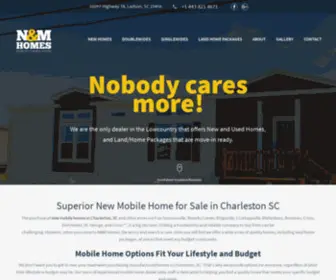 Nandmmobilehomes.com(N & M Mobile Homes) Screenshot