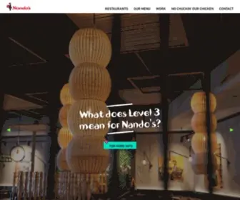 Nandos.co.nz(Great Food. Great Company) Screenshot