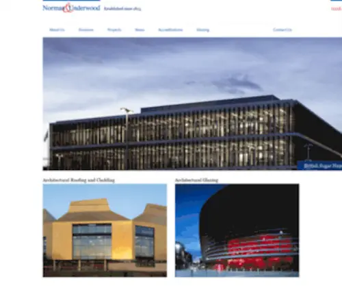 Nandu.co.uk(Structural Glazing & Roofing Contractors) Screenshot