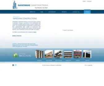 Nandwanicons.com(Nandwani Constructions) Screenshot