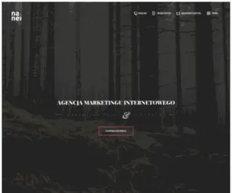 Nanei.pl(Agencja interkatywna z siedzibą na Zamku Cieszyn) Screenshot