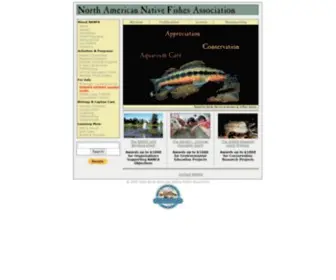 Nanfa.org(The North American Native Fishes Association) Screenshot