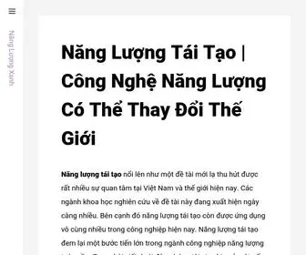 Nang-Luong-Xanh.com(Năng lượng tái tạo) Screenshot