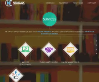 Nanglok.com(Website Designing Mumbai) Screenshot