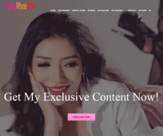 Nangmwe.com(Top Myanmar Model) Screenshot