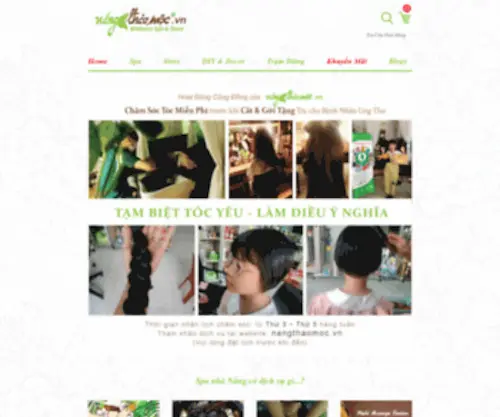 Nangthaomoc.vn(Nắng Thảo Mộc Spa &amp; Store) Screenshot