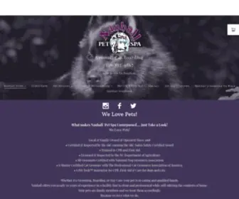 Nanhall.com(Nanhall Pet Spa Grooming & Boarding) Screenshot