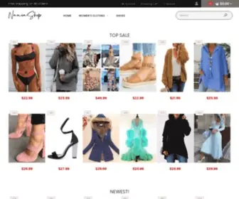 Naniashop.com(Women's Clothing & Fashion Apparel) Screenshot