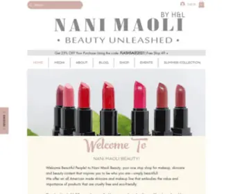 Nanimaolibeauty.com(Makeup & Skincare) Screenshot