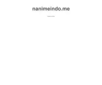Nanimeindo.me(Nanimeindo) Screenshot