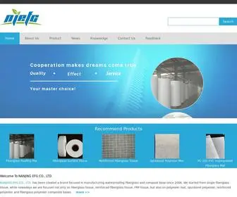 Nanjingefg.com(Nanjing EFG Co) Screenshot