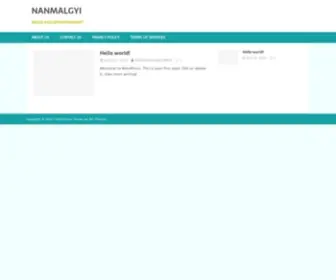 Nanmalgyi.com(Media and Entertainment) Screenshot