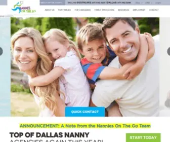 Nanniesonthego.net(Top Dallas Nanny Agency Providing Nanny Services For Your Busy Life Your SEO optimized title) Screenshot