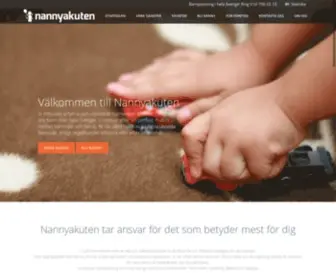Nannyakuten.se(Barnpassning i hela Sverige) Screenshot