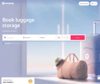 Nannybag.com(Secured luggage storage 24/cities) Screenshot