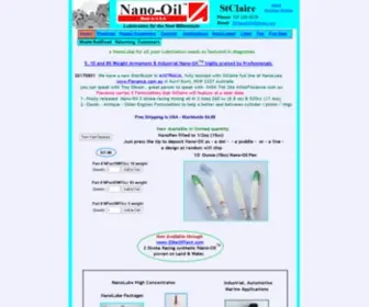 Nano-OIL.com(NanoLube tm) Screenshot