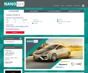 Nano-Tyre.hu(Gumi webshop) Screenshot