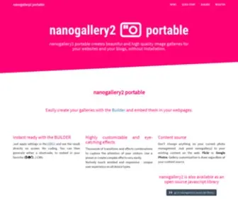 Nano.gallery(Nanogallery2 portable) Screenshot