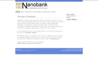 Nanobank.org(Nanobank) Screenshot