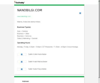 Nanobilgi.com(INDEXTITLE) Screenshot