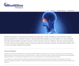 Nanobio.com(BlueWillow Biologics) Screenshot
