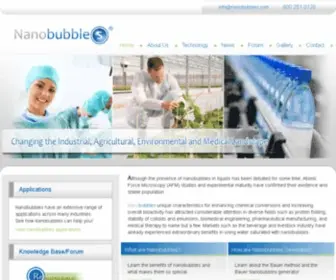 Nanobubbles.com(Bauer Nanobubbles) Screenshot