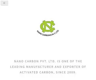 Nanocarbons.co.in(Activated carbon) Screenshot