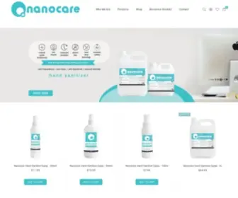 Nanocareau.com.au(Nanocare Sanitizer) Screenshot