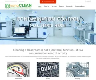 Nanocleandecon.com(NanoCLEAN Decontamination) Screenshot