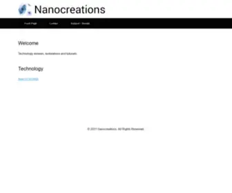 Nanocreations.com(Official) Screenshot