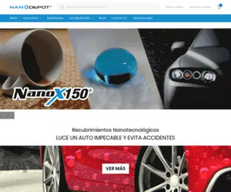 Nanodepot.com(Nanotecnologia aplicada) Screenshot