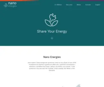 Nanoenergies.cz(Nano Energies) Screenshot