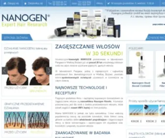 Nanogen.pl(Zagęszczanie włosów) Screenshot