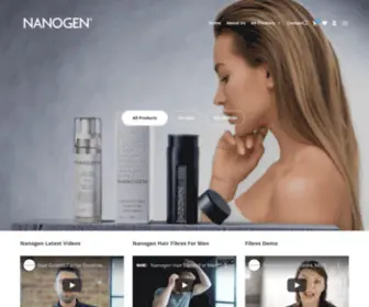 Nanogenkw.com(Hair Growth & treatments) Screenshot