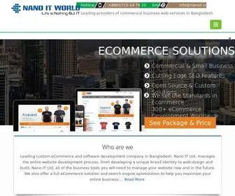 Nanoit.com.bd(Bangladeshi website design company) Screenshot