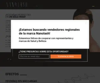 Nanolash.com.co(Suero para pestañas) Screenshot