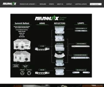 Nanoluxtech.com(Leader in Digital Ballasts) Screenshot