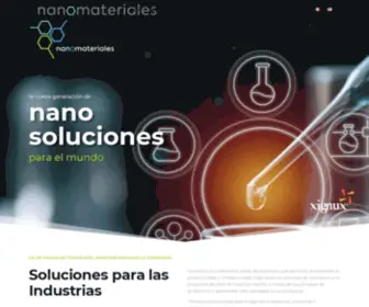 Nanomateriales.com.mx(Nanomateriales) Screenshot