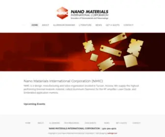 Nanomaterials-INTL.com(Nano Materials International Corporation) Screenshot