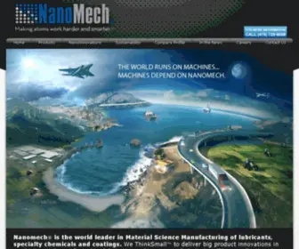 Nanomech.com(Making atoms work harder and smarter) Screenshot