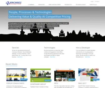 Nanomindz.com(Nanomindz Technologies) Screenshot