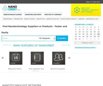 Nanoorbit.com(Nanotechnology Suppliers) Screenshot